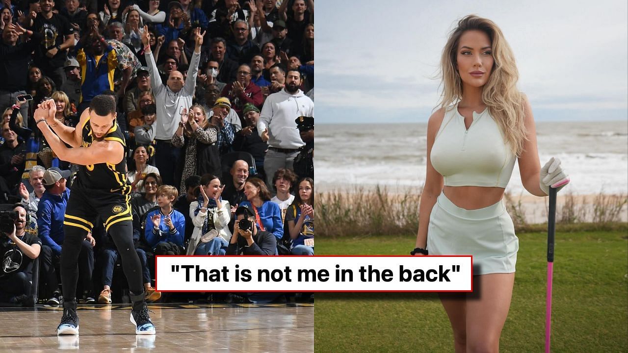 Paige Spiranac corrects the speculation around viral Steph Curry golf swing celebration