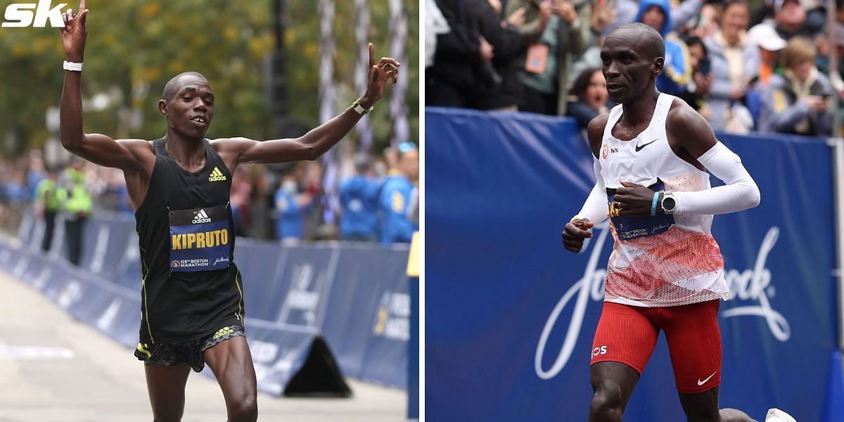 Benson Kipruto wins the men