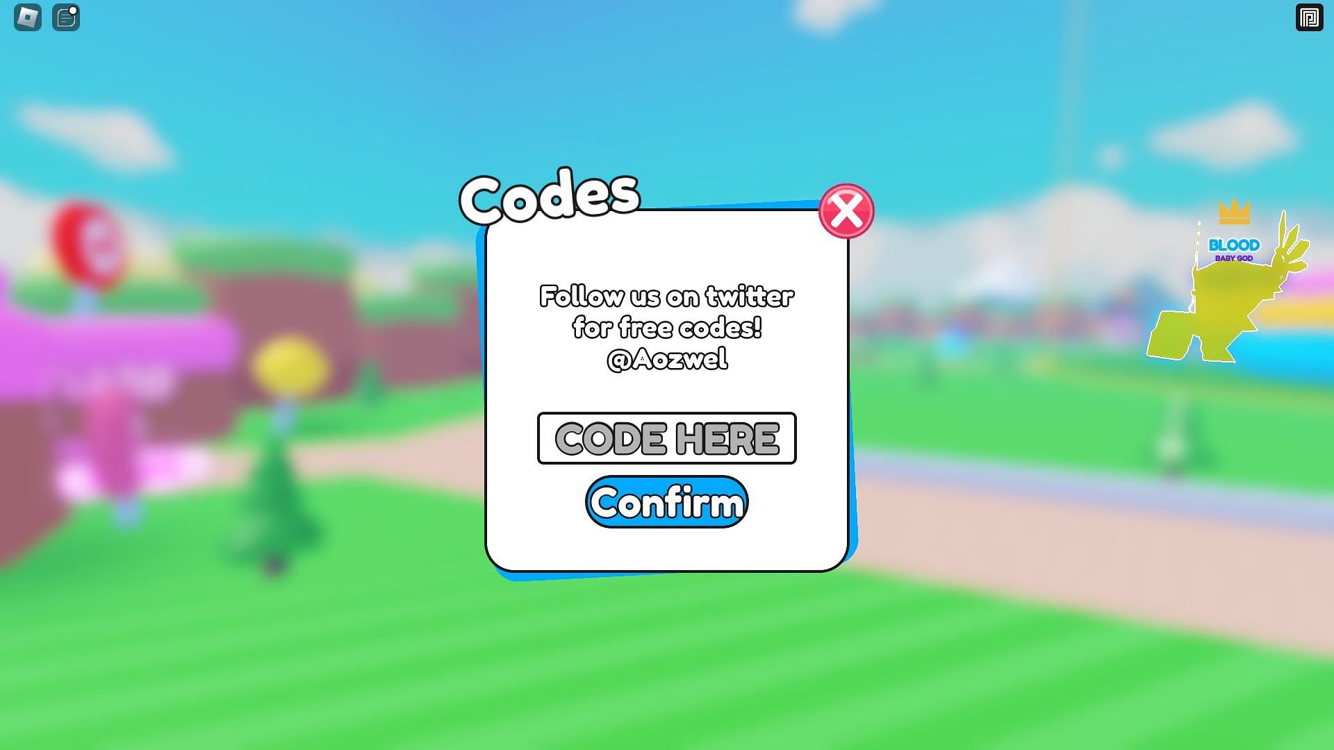 Active codes for Baby Simulator (Image via Roblox)