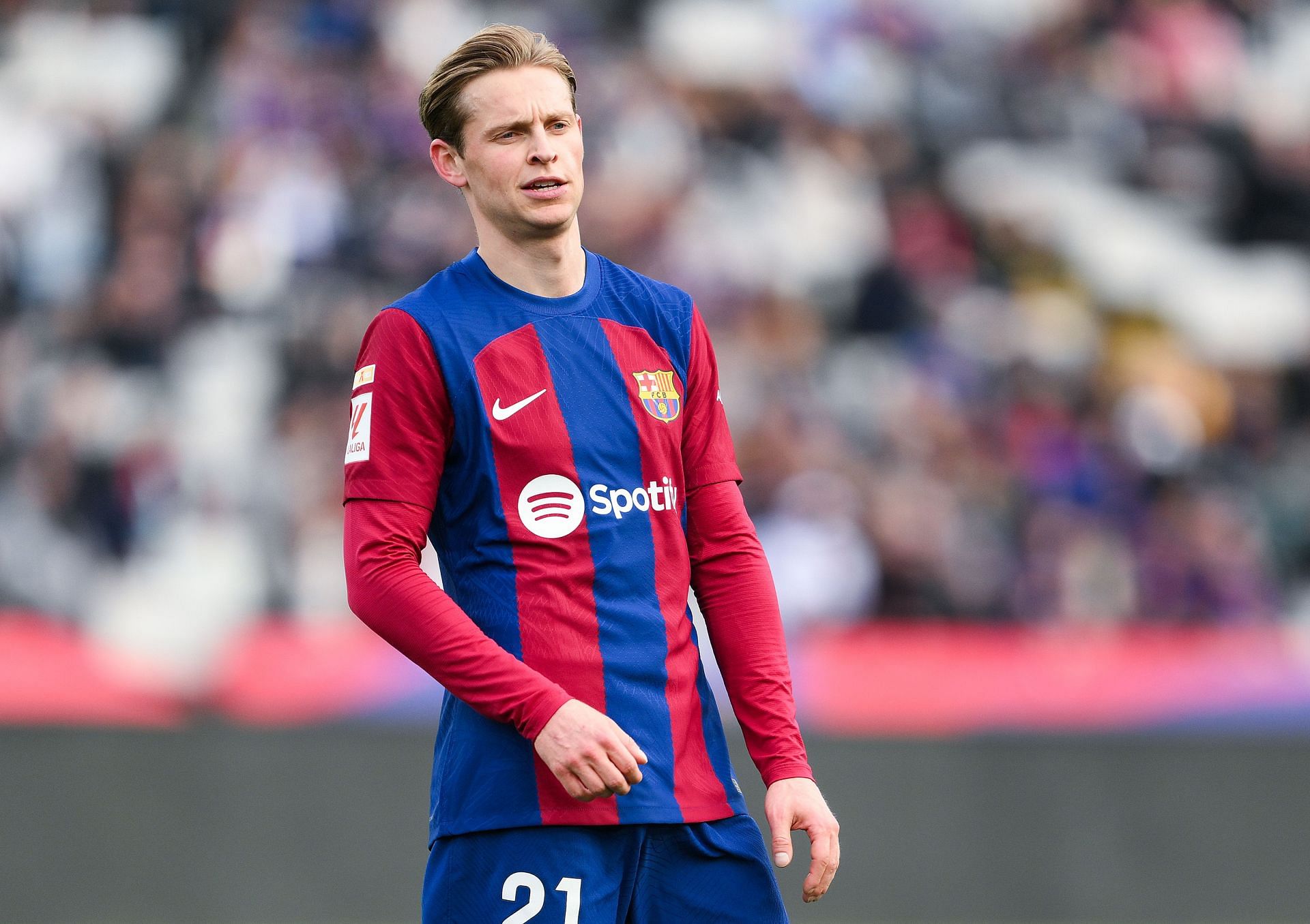 Frenkie de Jong&rsquo;s future at Camp Nou remains up in the air.