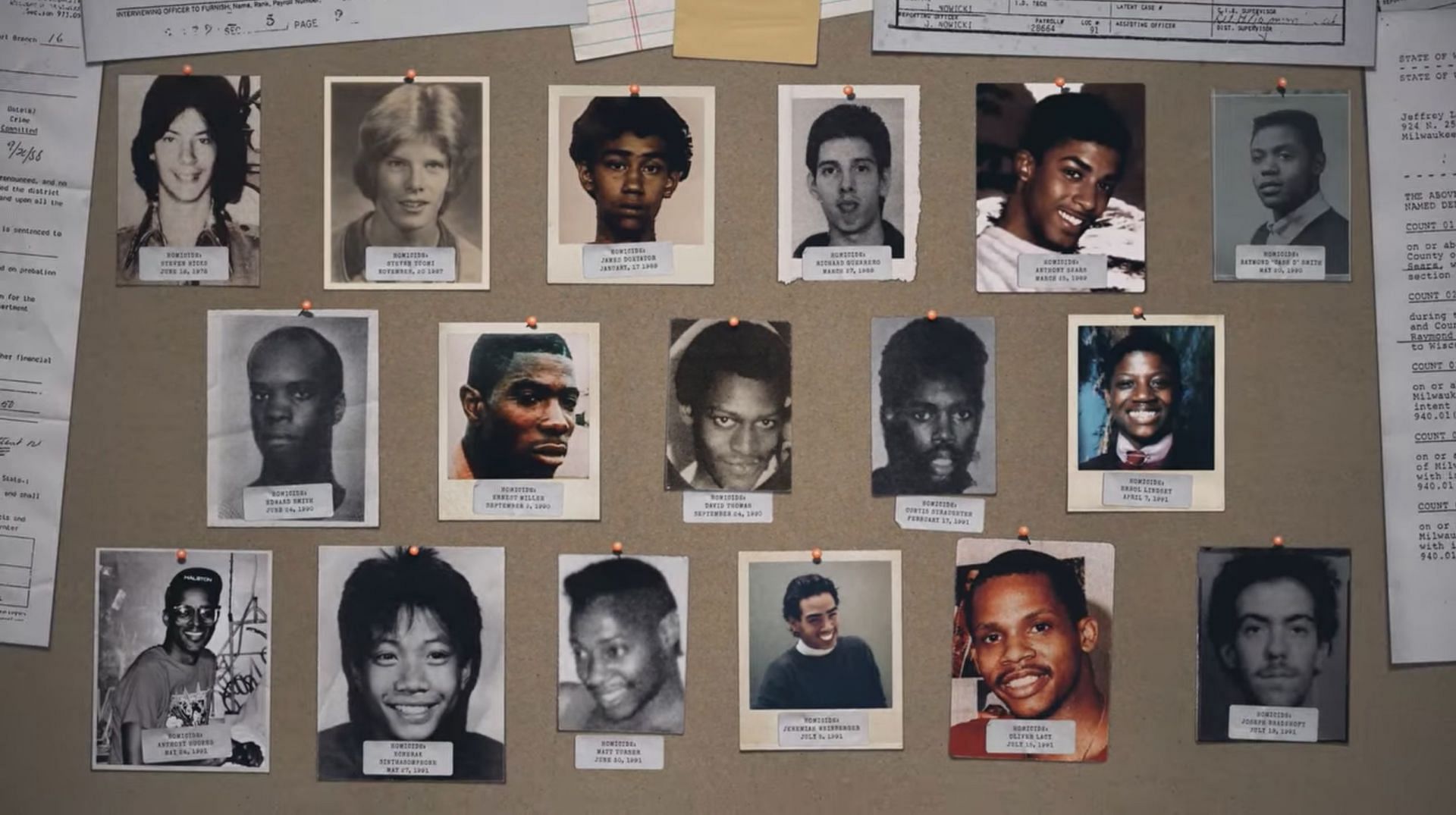 A still from Conversations with a Killer: The Jeffrey Dahmer Tapes (Image via Netflix)