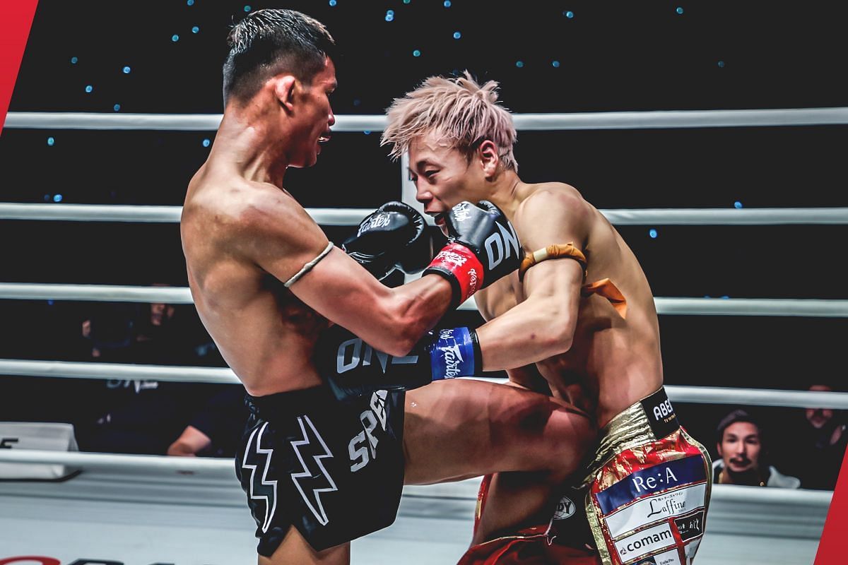 Superlek Kiatmoo9 fighting Takeru Segawa | Image credit: ONE Championship