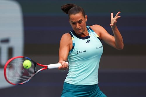 Caroline Garcia at the 2024 Miami Open.