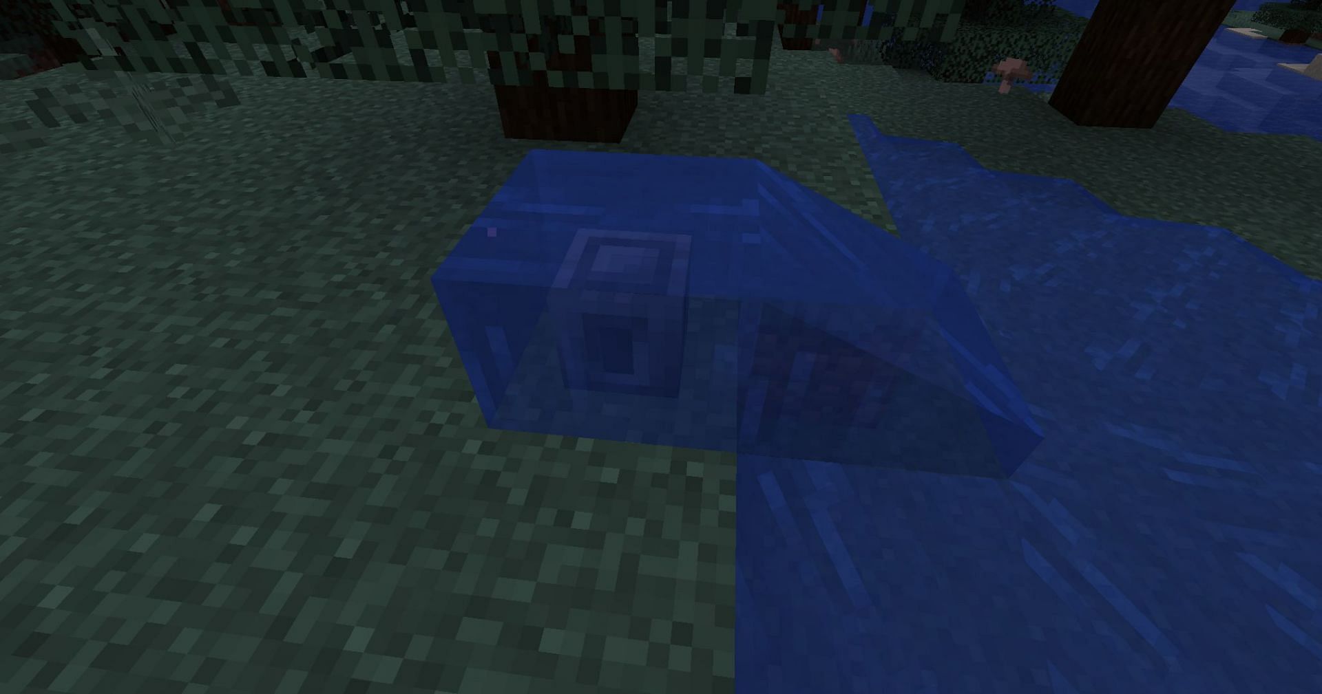 Waterlogging heavy cores is new to this snapshot (Image via Mojang)