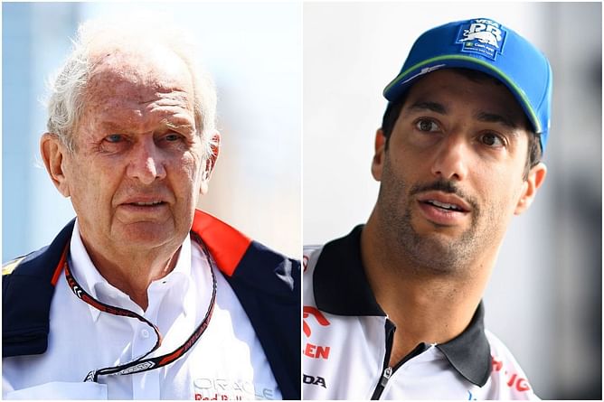 Helmut Marko takes a subtle dig at Daniel Ricciardo after poor showing in Jeddah