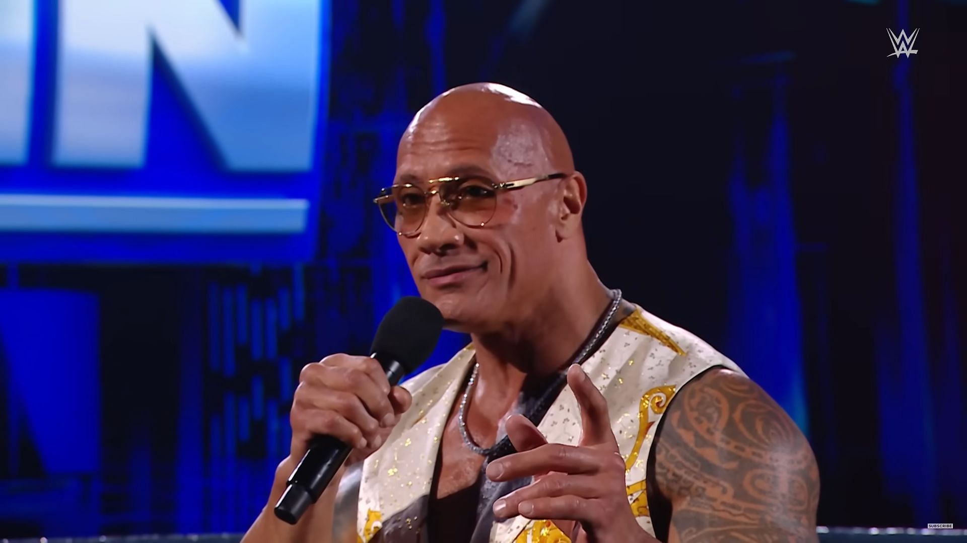 The Rock on WWE SmackDown (via WWE