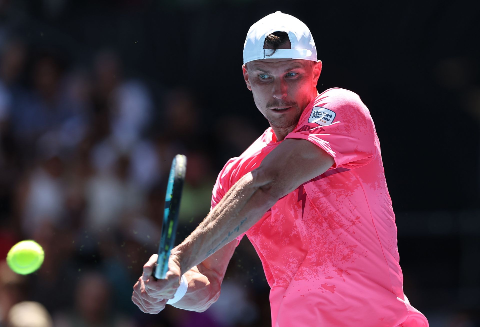 Marton Fucsovics at the 2024 Australian Open - Getty Images