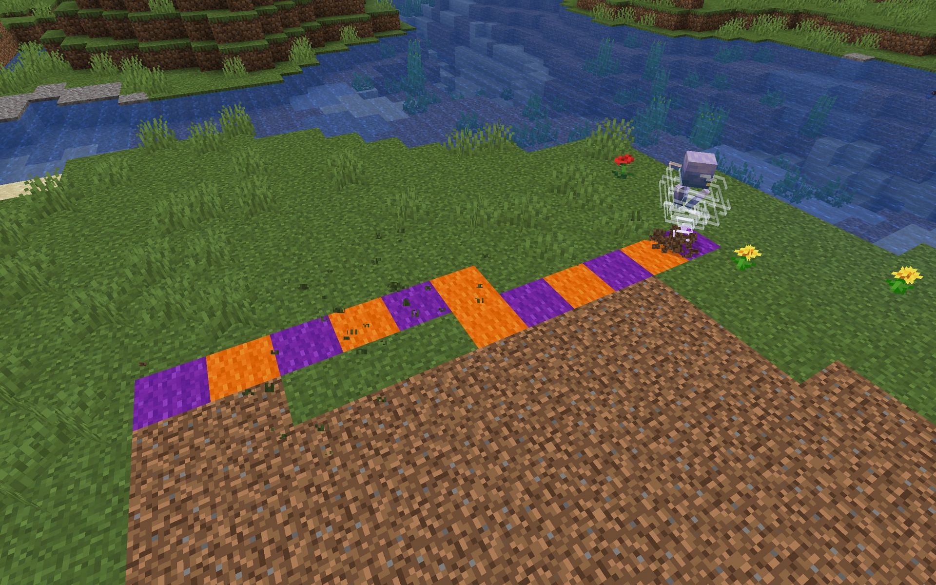 Even a 12-block jump for the breeze is a remarkable distance (Image via Mojang)