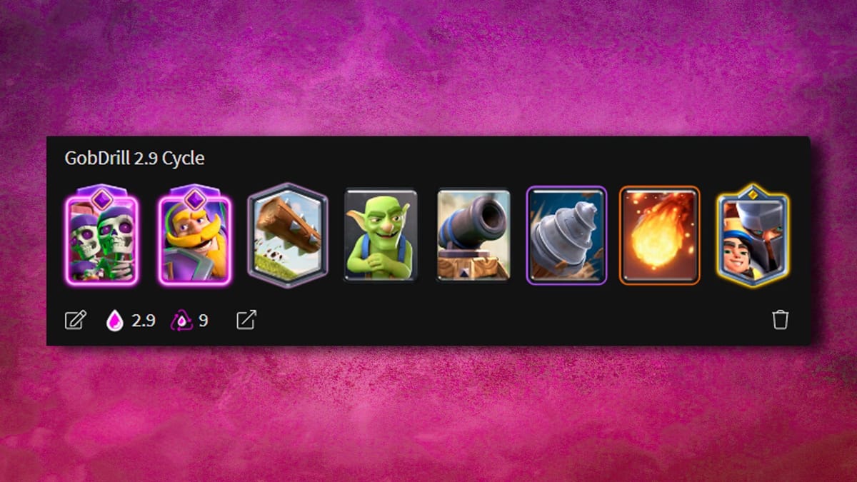 Best Clash Royale decks with Goblin Drill