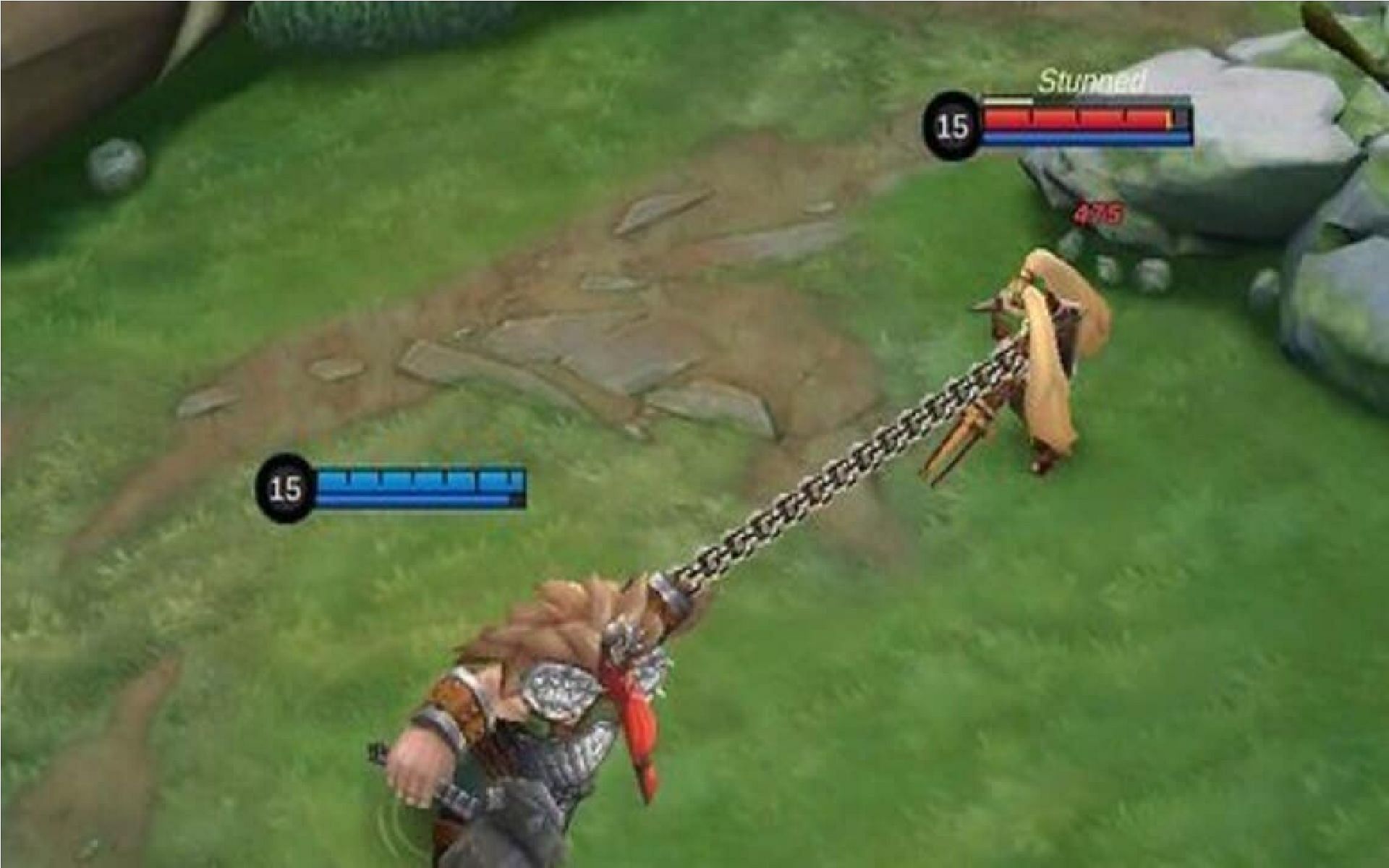 Franco and his first skill (Image via Moonton Games)