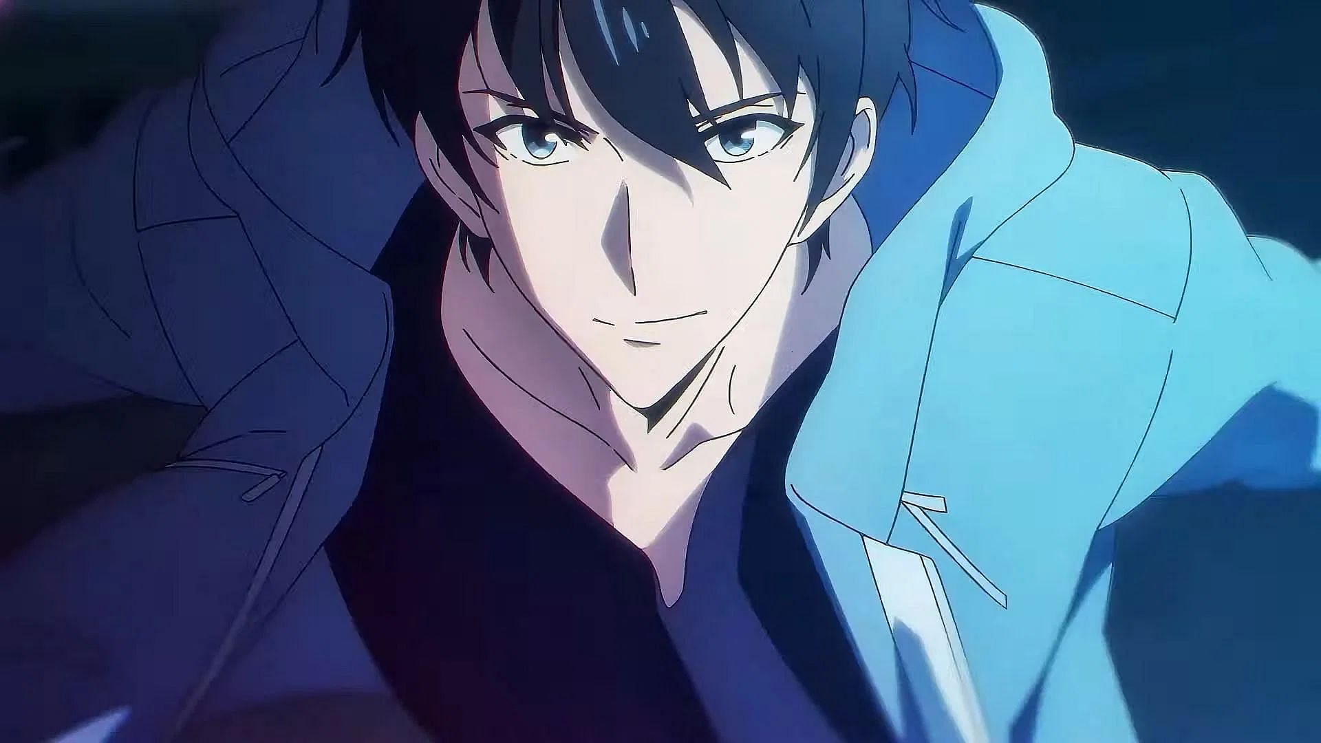 Sung Jin-Woo as seen in the opening of the Solo Leveling anime (image via A-1 Pictures)