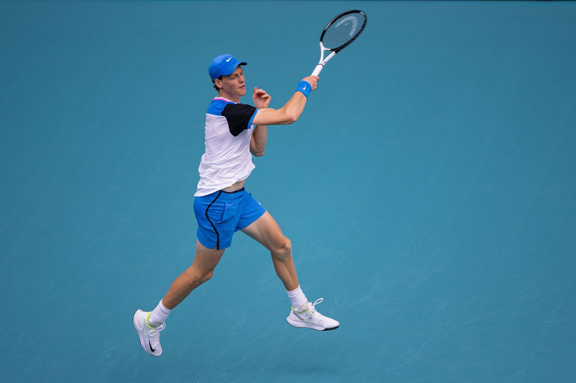 Jannik Sinner at the 2024 Miami Open - Getty Images