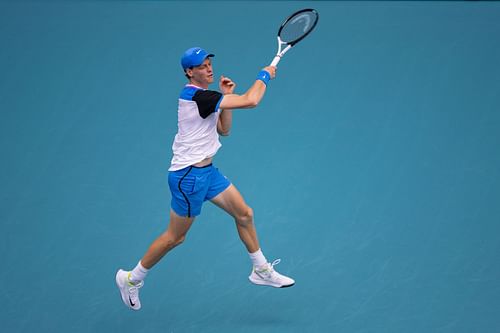 Jannik Sinner at the 2024 Miami Open - Getty Images