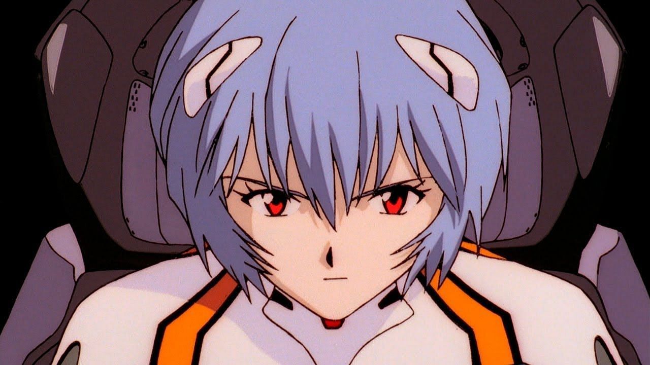 Rei in the original anime (Image via Gainax)
