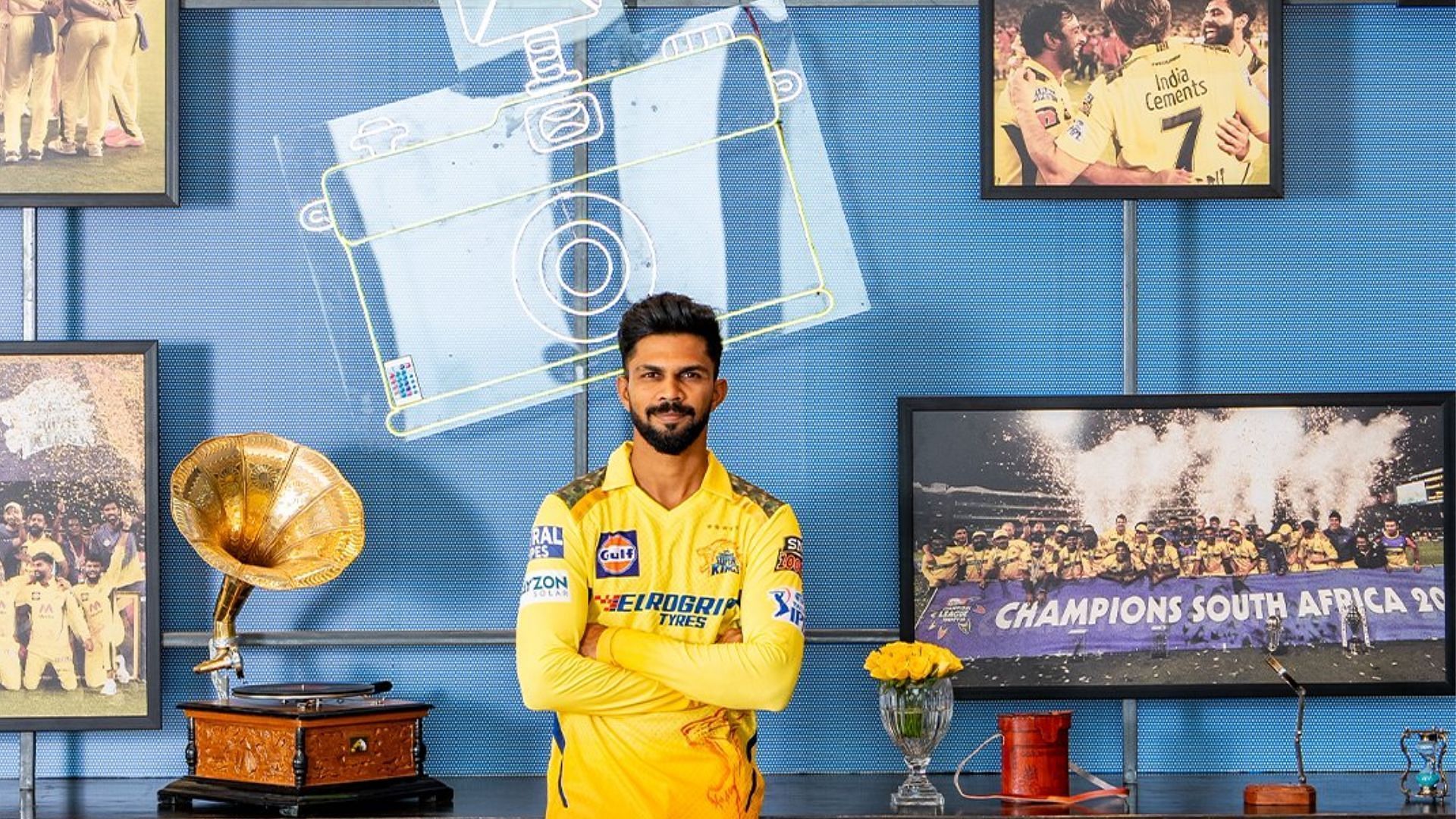 Ruturaj Gaikwad took over the reins from MS Dhoni for IPL 2024 (Image: @Chennaiipl on X)