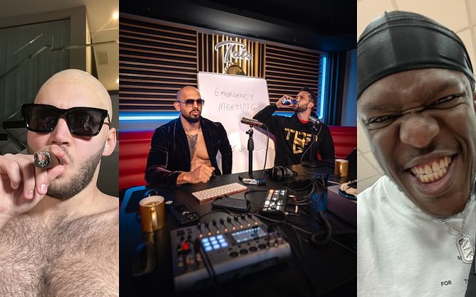 "Stop blaming me" - Adin Ross says KSI should be "blamed" for Andrew Tate and Tristan Tate's recent arrest in Romania