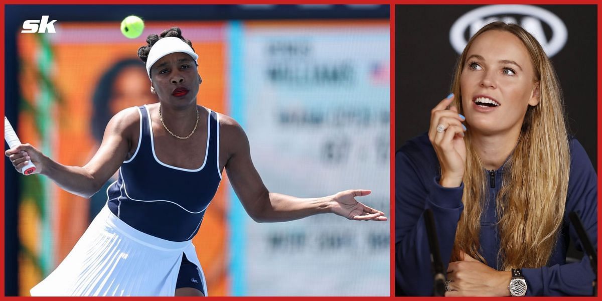 Venus Williams and Caroline Wozniacki