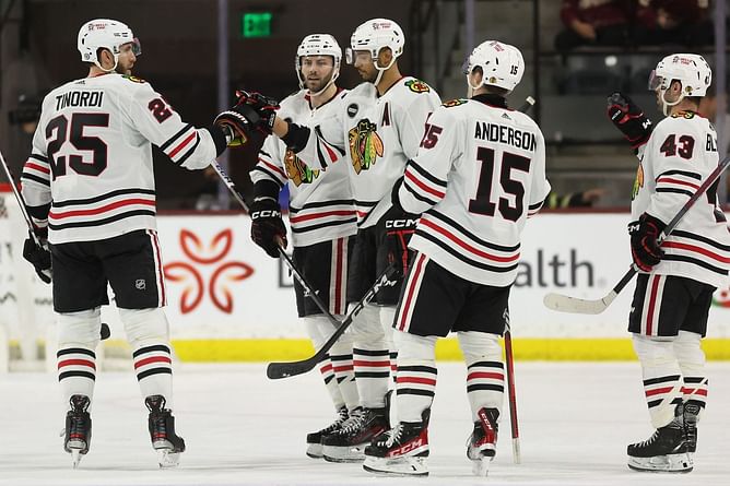 WATCH: Massive brawl breaks out between Chicago Blackhawks and Anaheim Ducks with both goalies getting involved