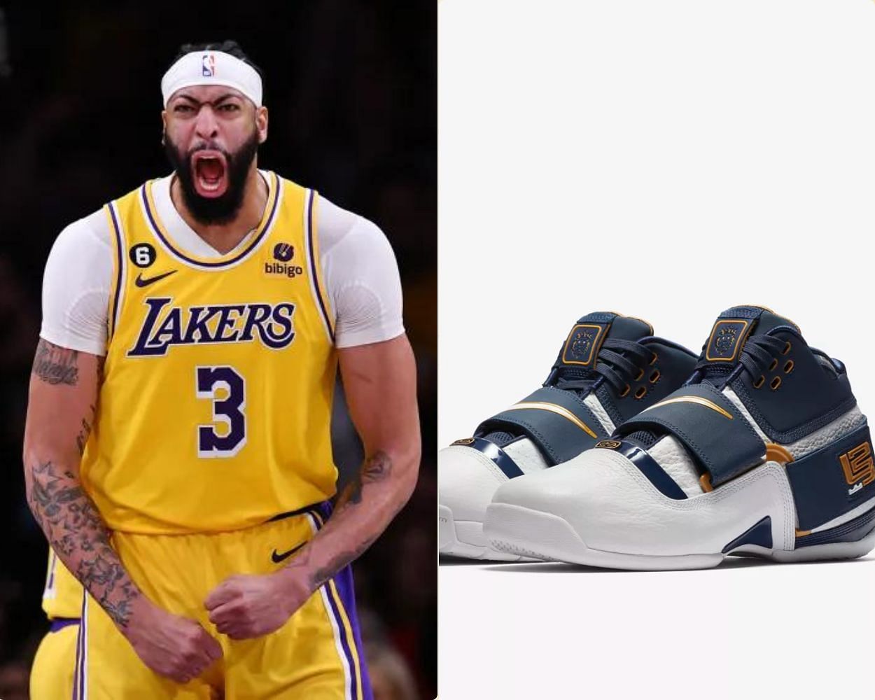 Anthony Davis shoes: Lakers big dons LeBron Zoom Solider