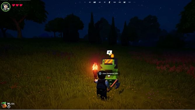How to make Biomass in LEGO Fortnite