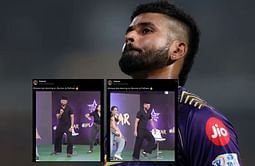 [Watch] KKR captain Shreyas Iyer dances to SRK's Jhoome jo Pathaan song