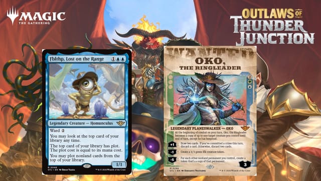 mtg ikoria commander precons Zombie Rogue // Plot Double-Sided Token [Outlaws of Thunder Junction T