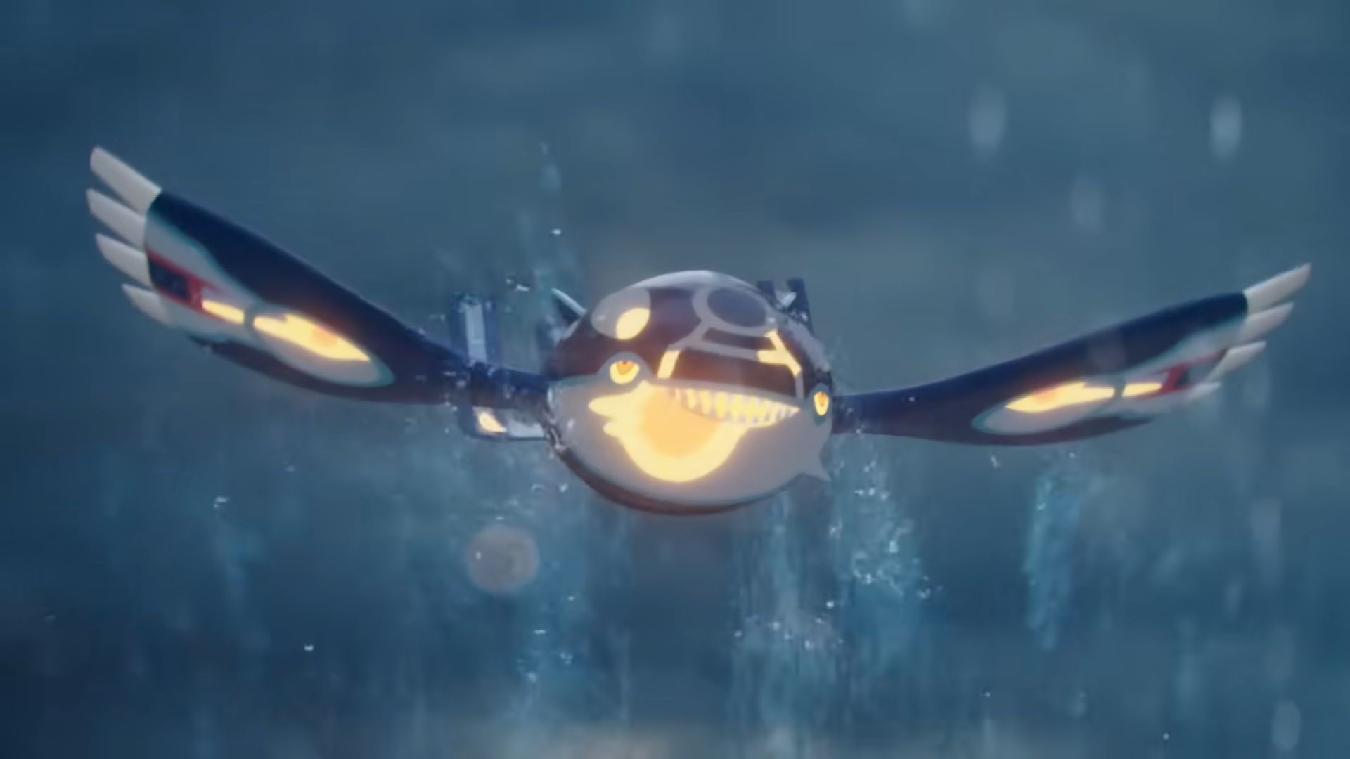 Primal Kyogre in the Pokemon GO promo (Image via TPC)