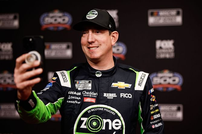 $65,000,000 worth NASCAR star riffs on Kyle Busch's 'Something about Mary' hair moment during hilarious Pat McAfee show appearance