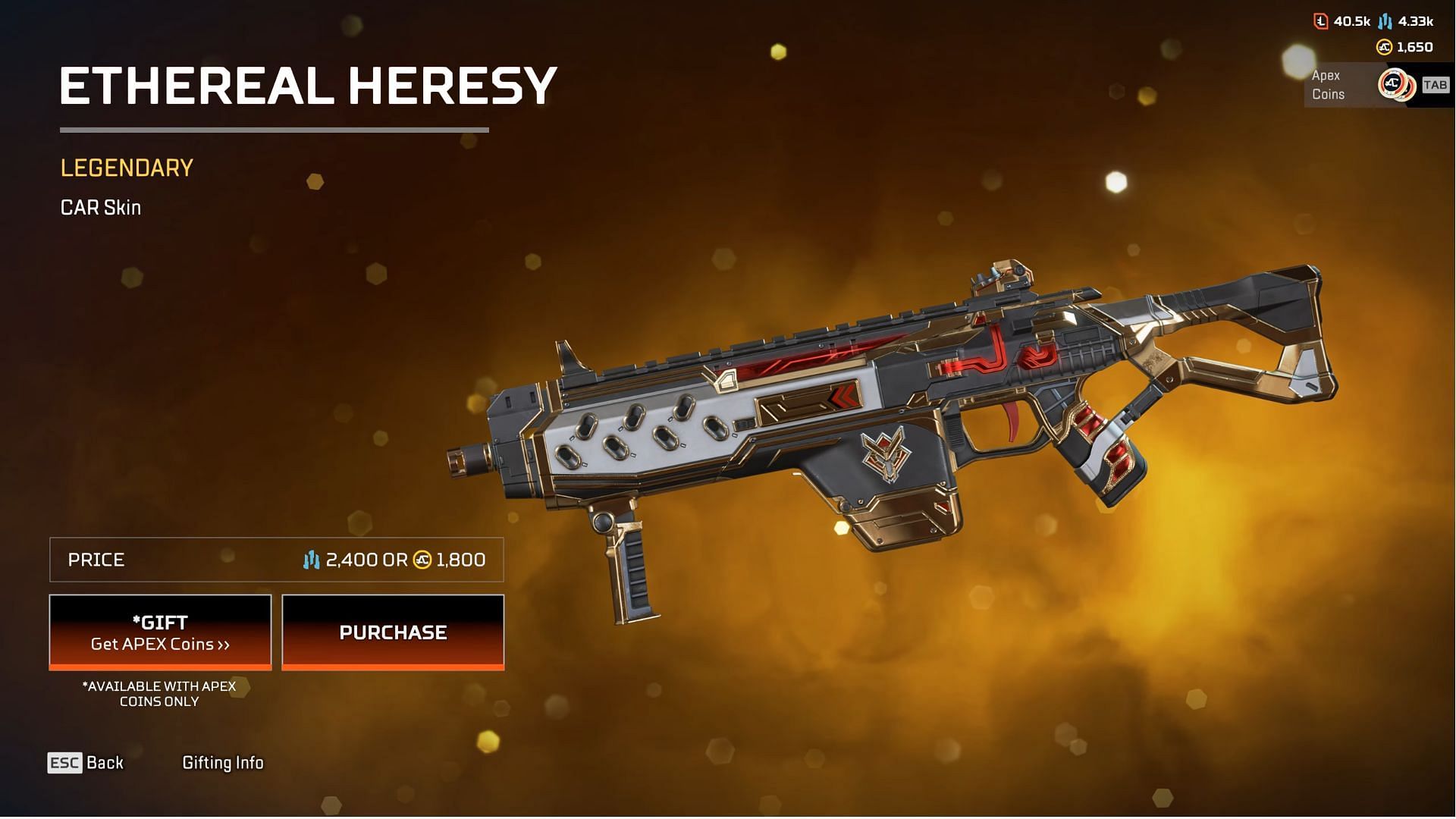 Ethereal Heresy C.A.R (Image via Electronic Arts)