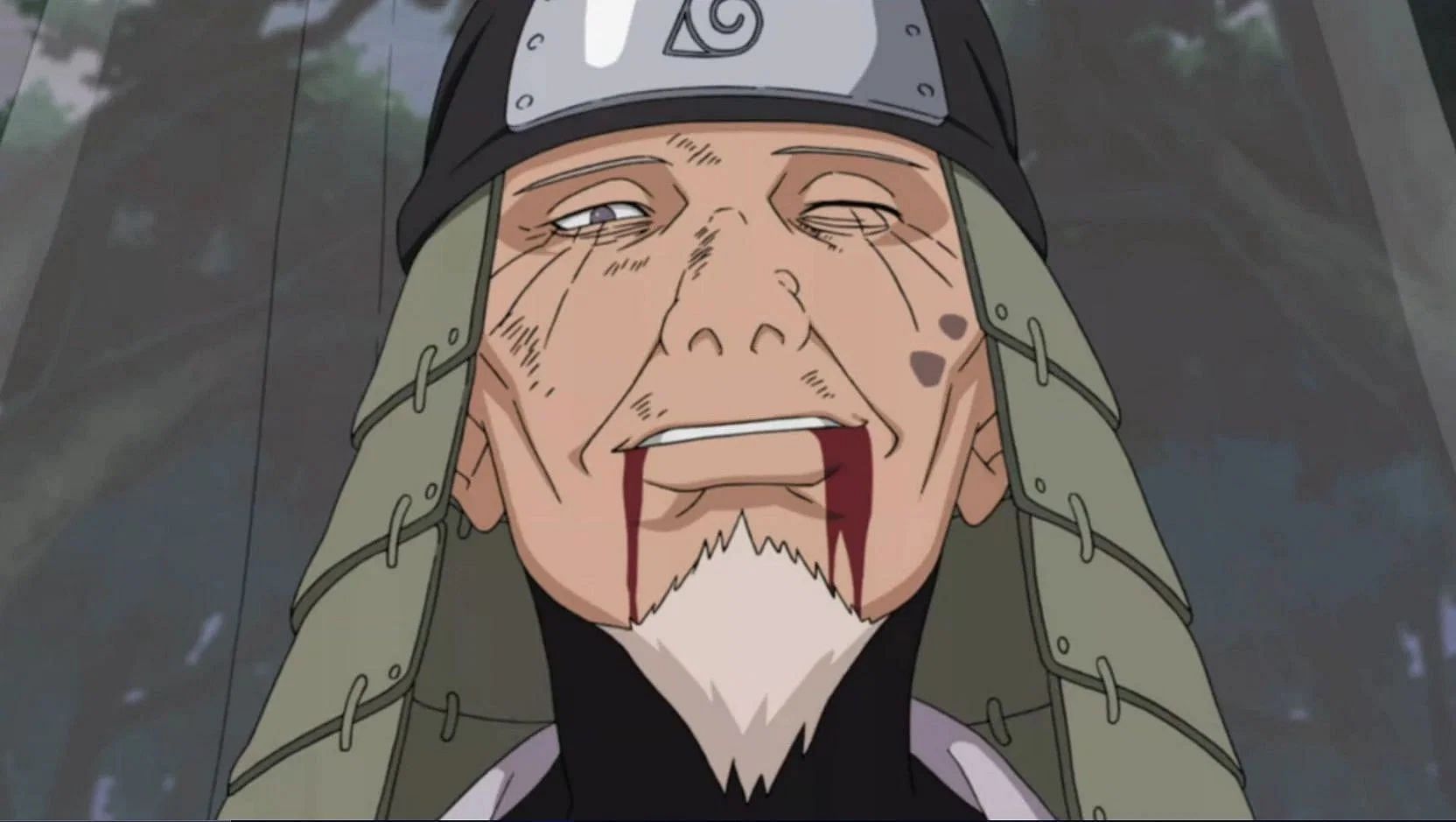 Hiruzen Sarutobi as seen in the Naruto series (image via Studio Pierrot)