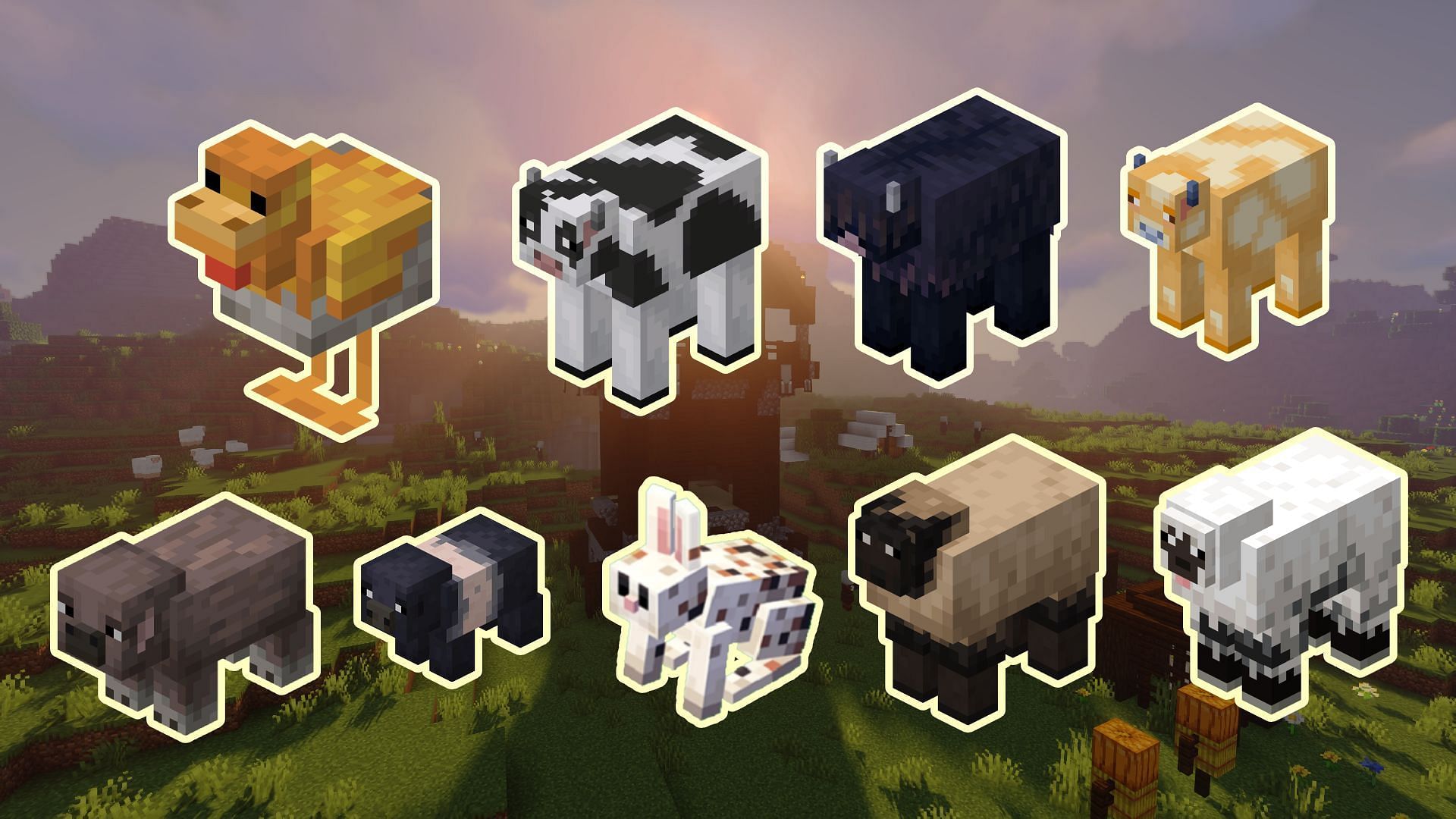 The last mob variants added to Minecraft Earth (Image via Mojang)