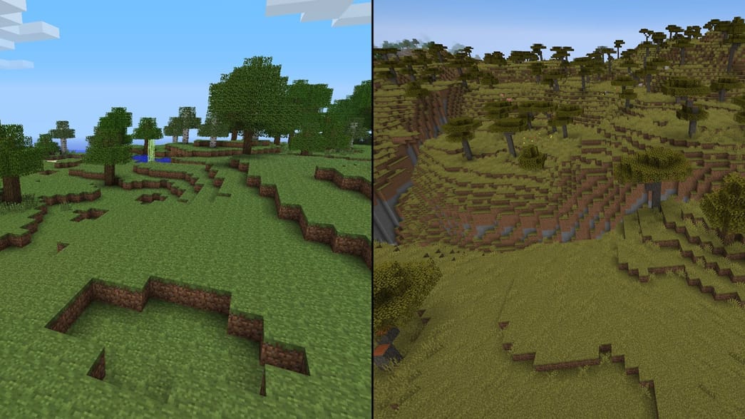 Minecraft forgotten biomes: The history of removed biomes