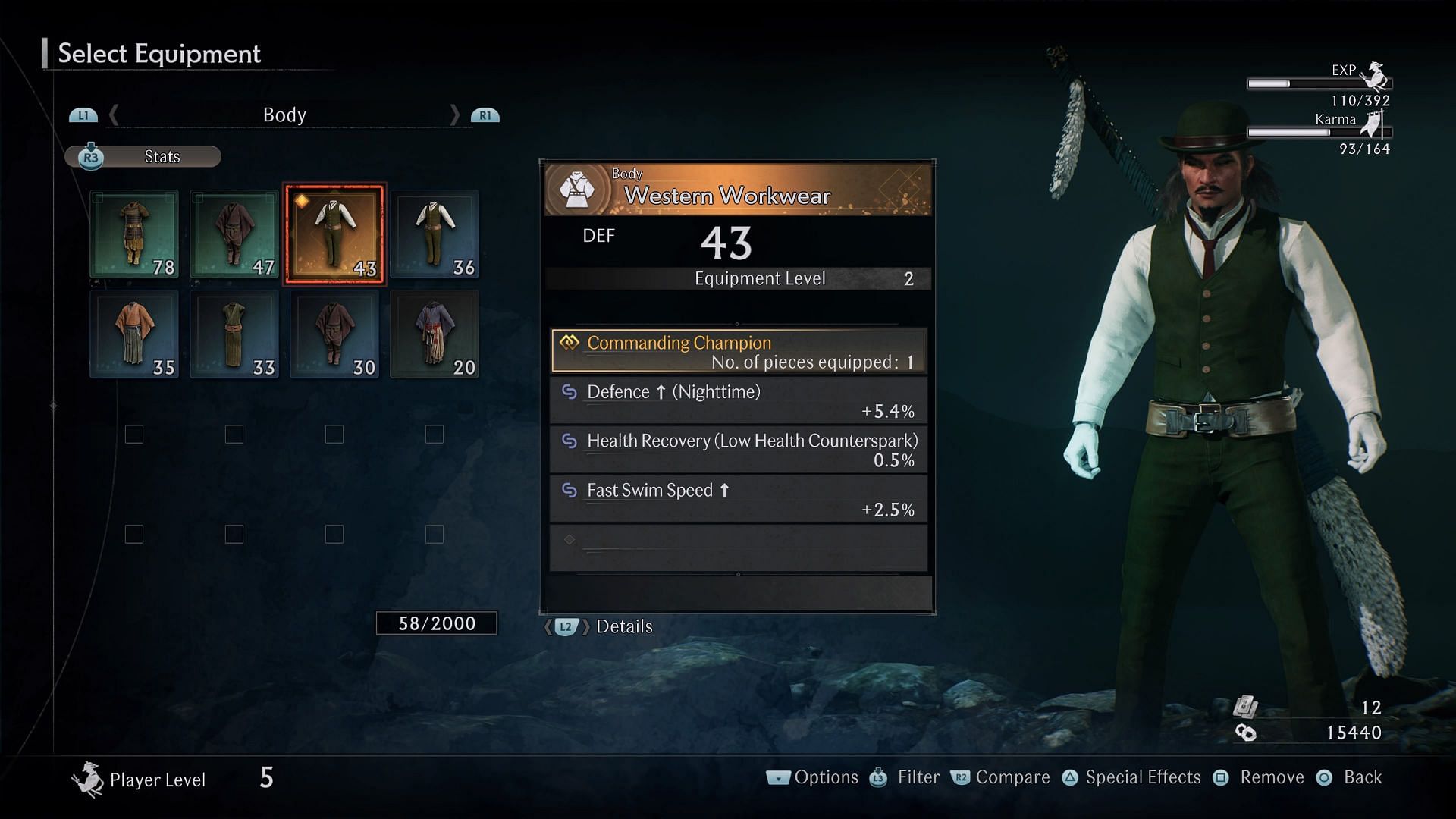 Skills in Rise of the Ronin will be as essential as equipment pieces. (Image via Team Ninja)