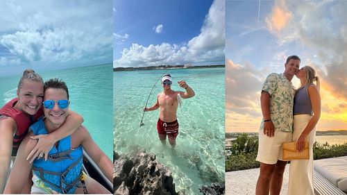 Brock and Jenna Purdy's honeymoon in the Turks and Caicos.