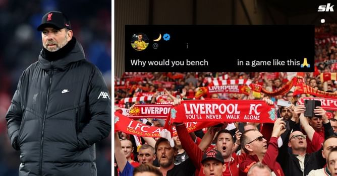 "Just hope it's a rest", "Are we even serious" - Liverpool fans left surprised by 24-year-old star's omission from starting XI for Brighton clash