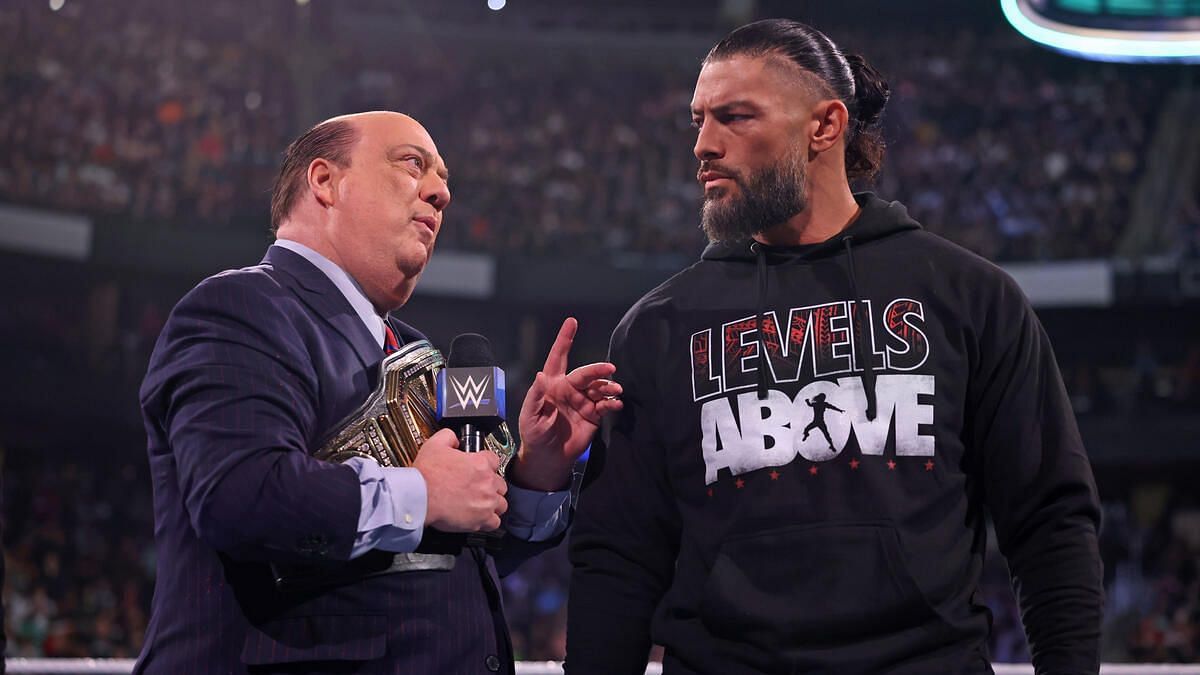 Roman Reigns and Paul Heyman on the latest edition of SmackDown