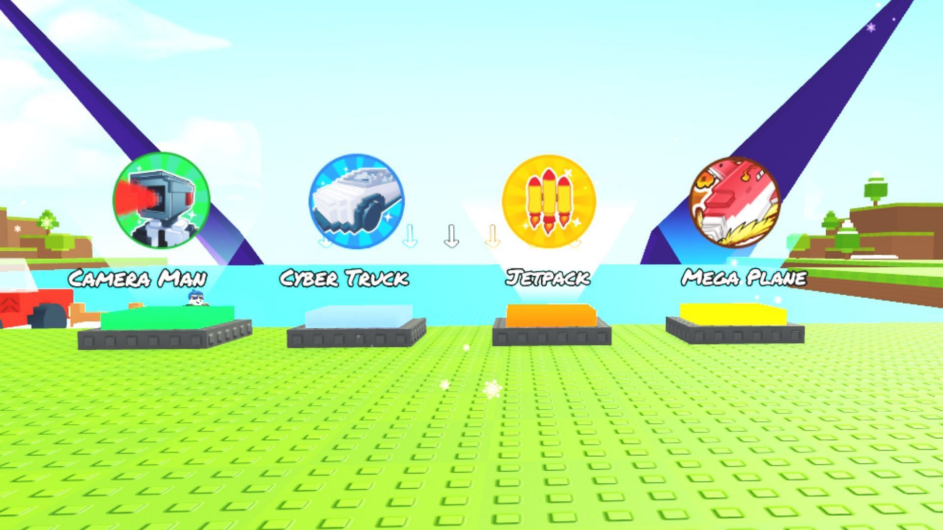 Slide Down A Hill features (Image via Roblox)