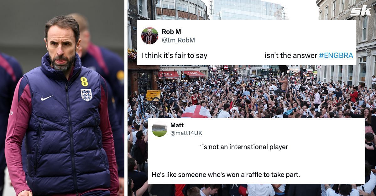 Conor Gallagher incurred the wrath of England fans after their loss to Brazil.