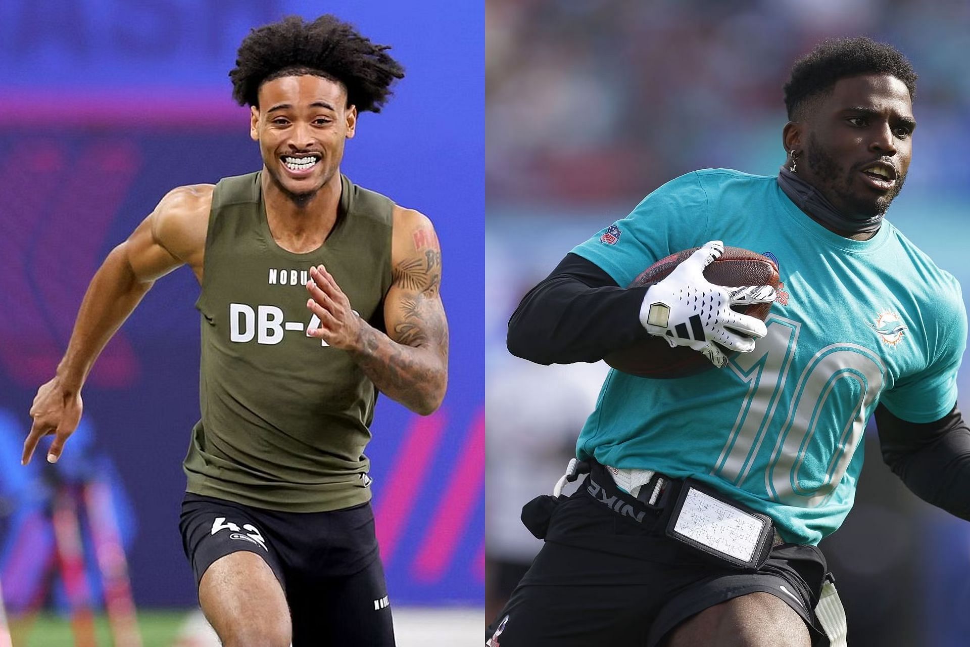 Nate Wiggins vs Tyreek Hill: NFL combine measurements