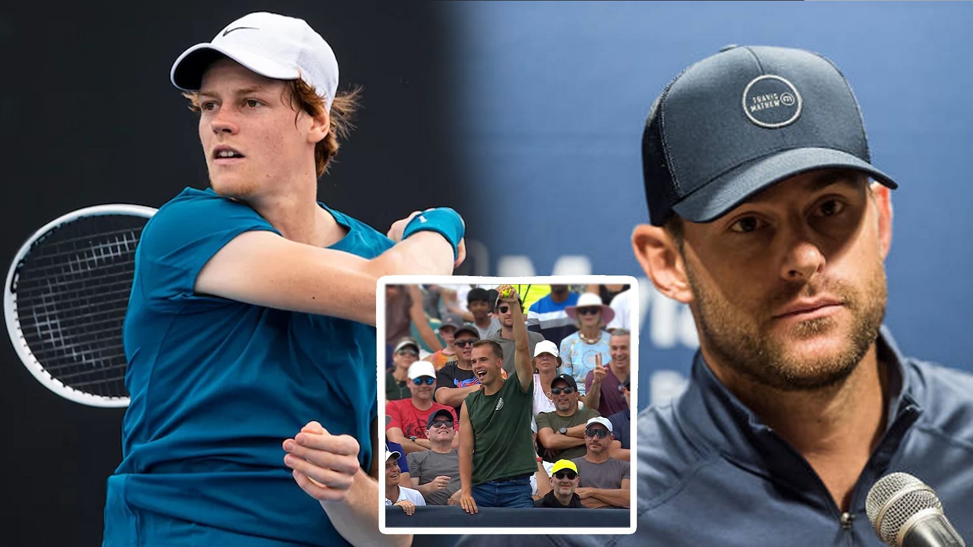 Andy Roddick bemoans fan being asked to return tennis ball after catching it during Jannik Sinner