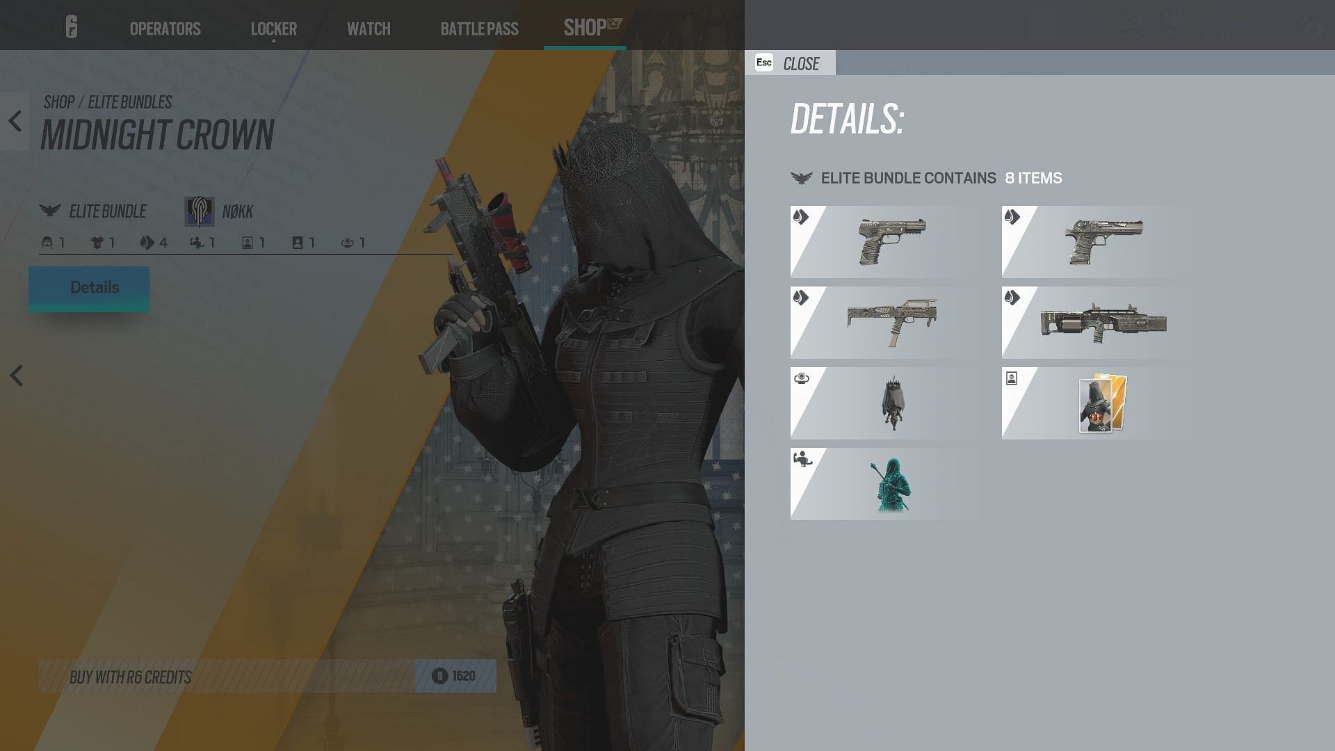 All items in the Elite Set (Image via Ubisoft)