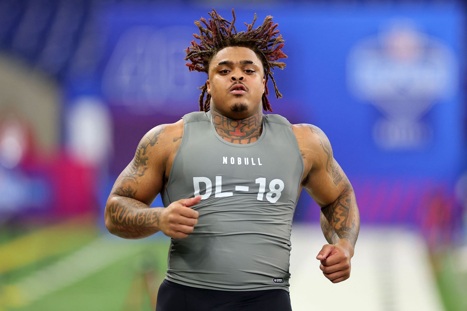 Byron Murphy II during the 2024 NFL Combine