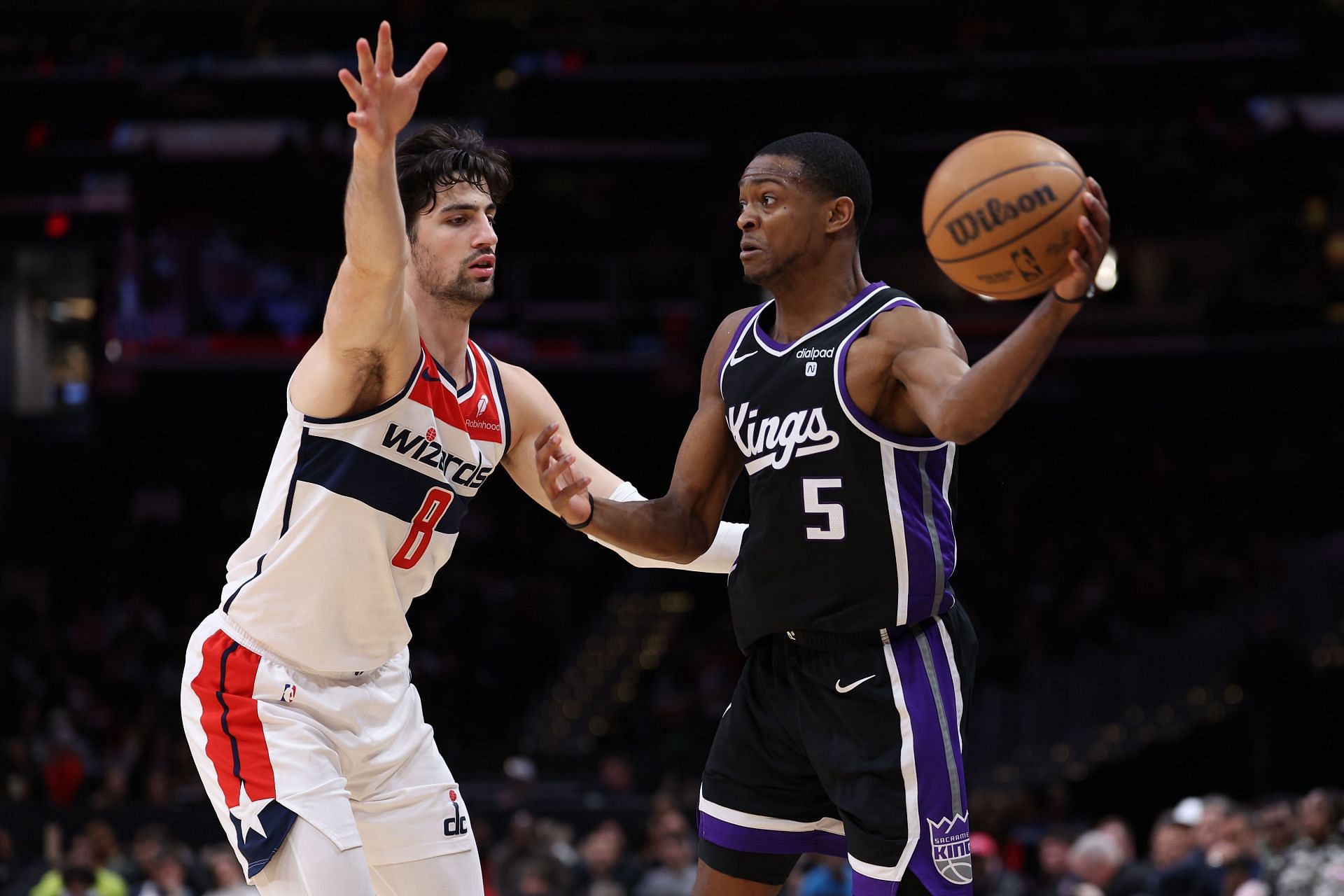 The Washington Wizards, including forward Deni Avdija, are last in the NBA in rebounding. Arizona center Oumar Ballo could help fix that deficiency.