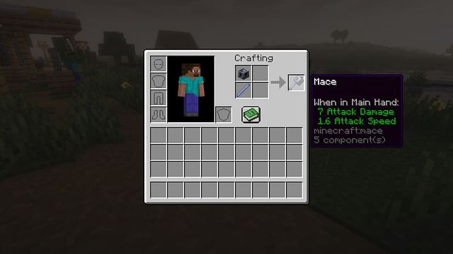 How to make mace in Minecraft 1.21