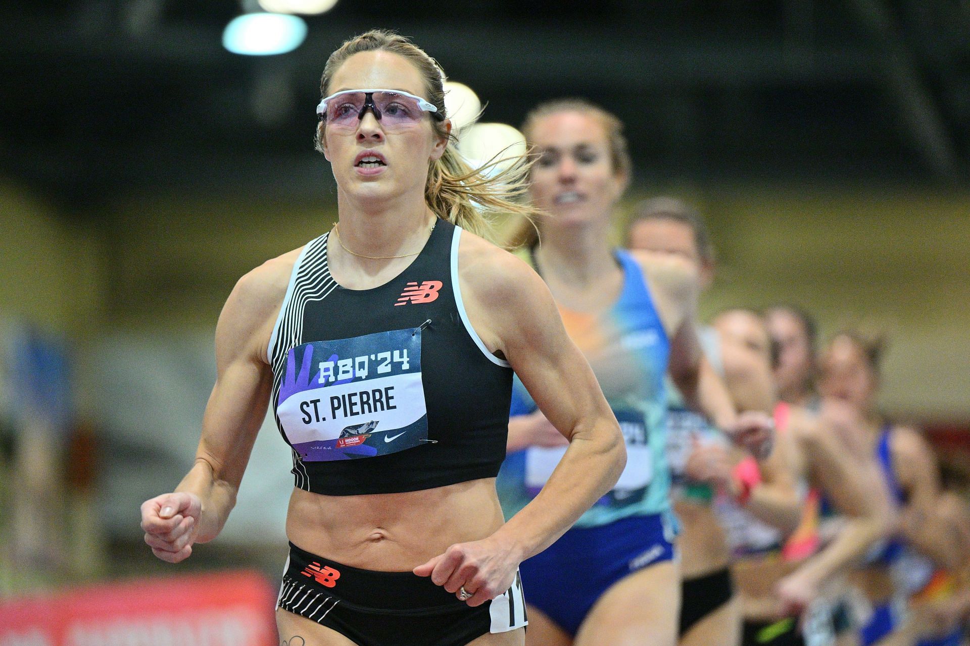 St. Pierre at the 2024 USATF Indoor Championships