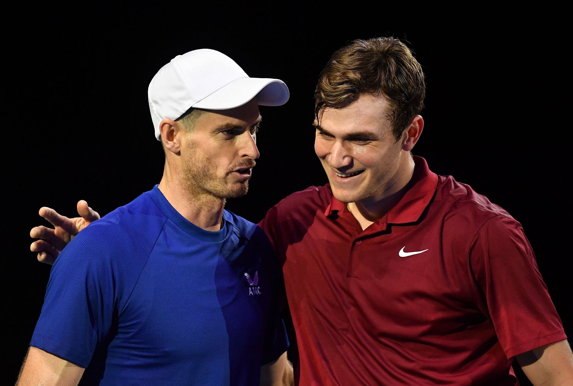 Andy Murray and Jack Draper at the Battle of the Brits