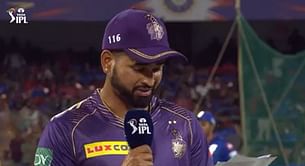 [Watch] Shreyas Iyer forgets his team at toss during RCB vs KKR IPL 2024 clash