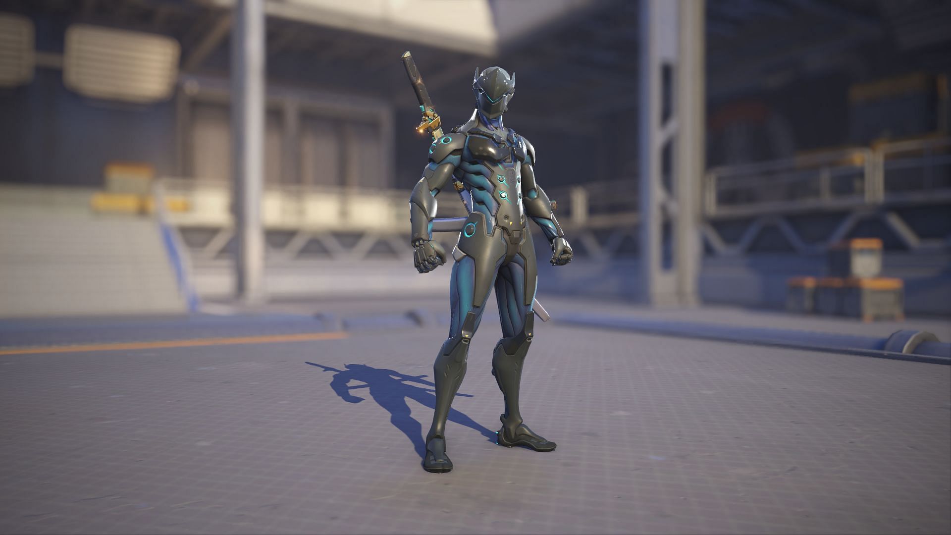 Carbon Fiber skin as seen in Overwatch 2 (Image via Blizzard Entertainment)