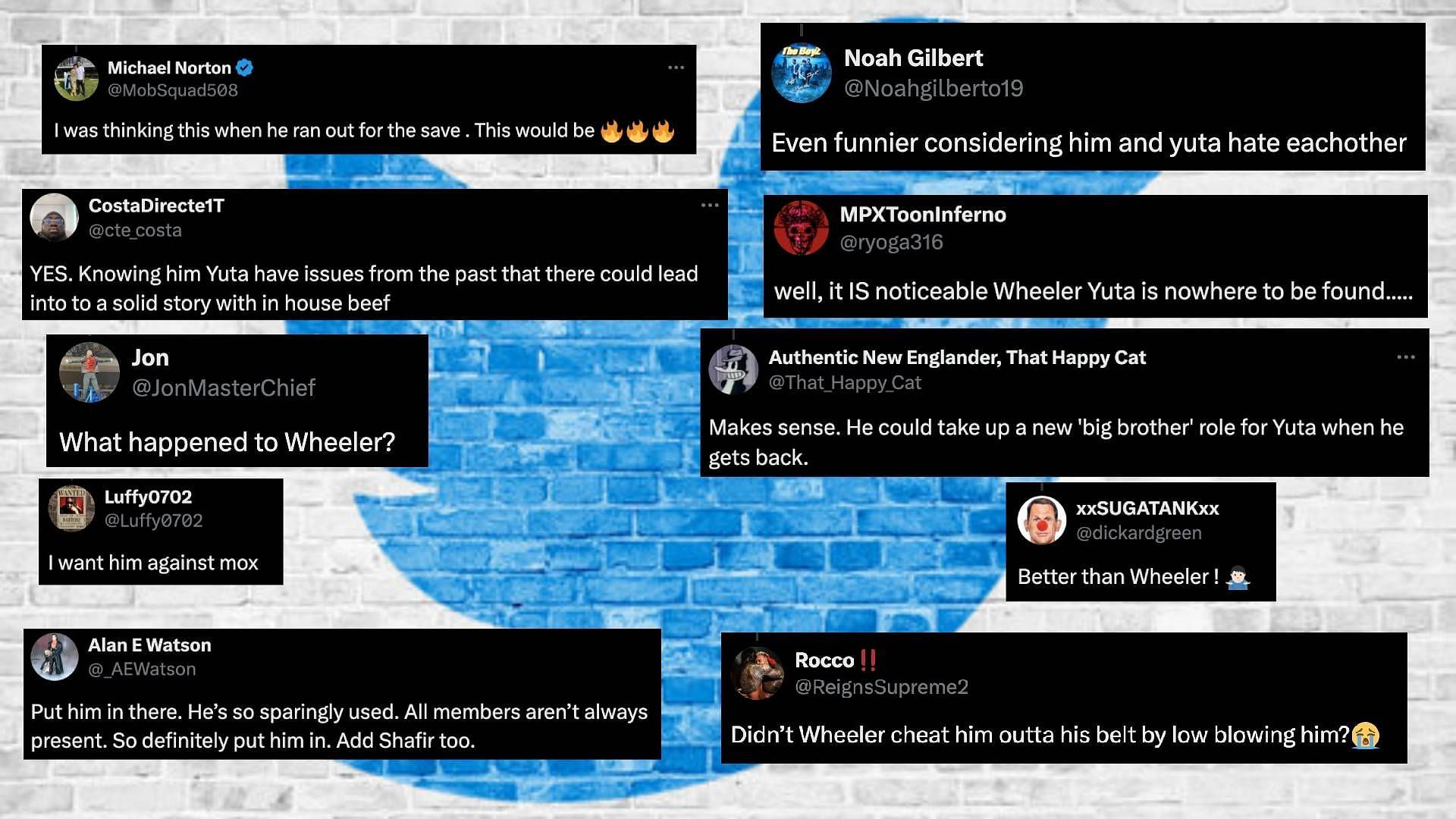 Screengrab of fan reactions.