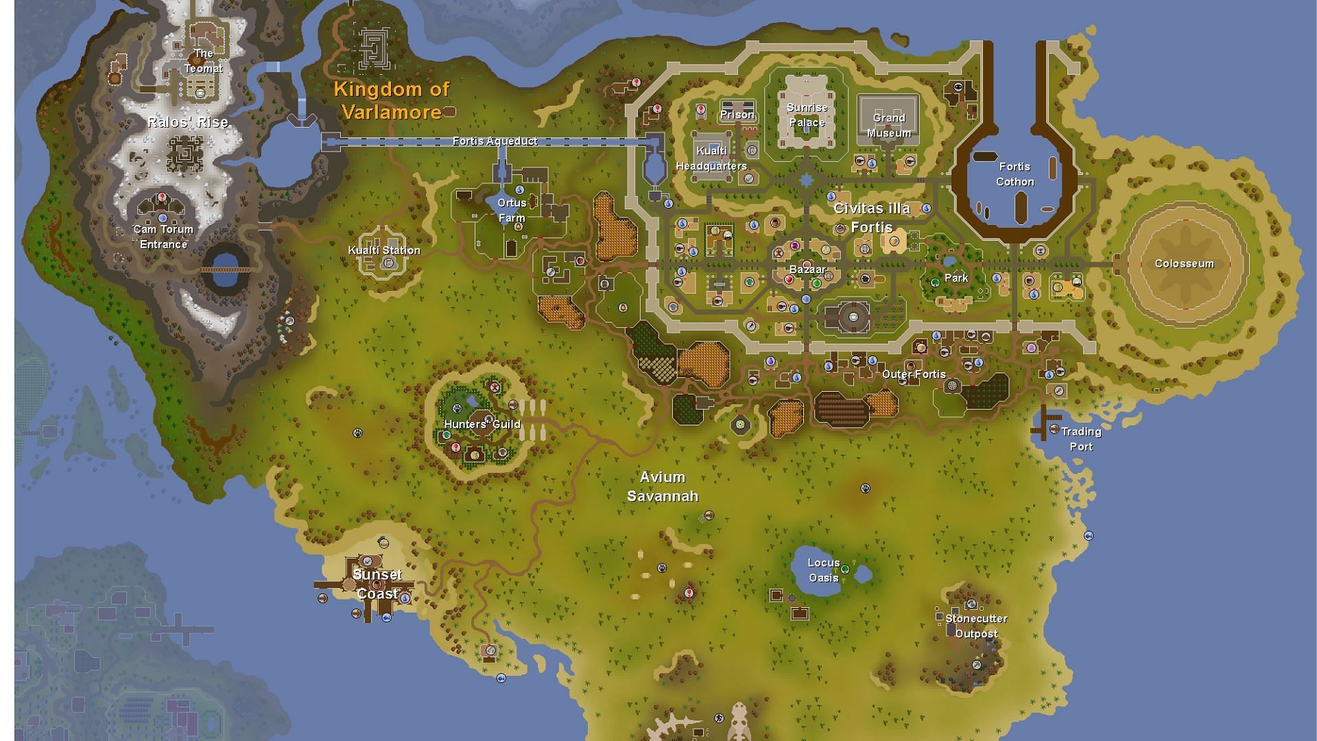 To reach Varlamore, you must first complete the Children of the Sun quest (Image via Jagex)